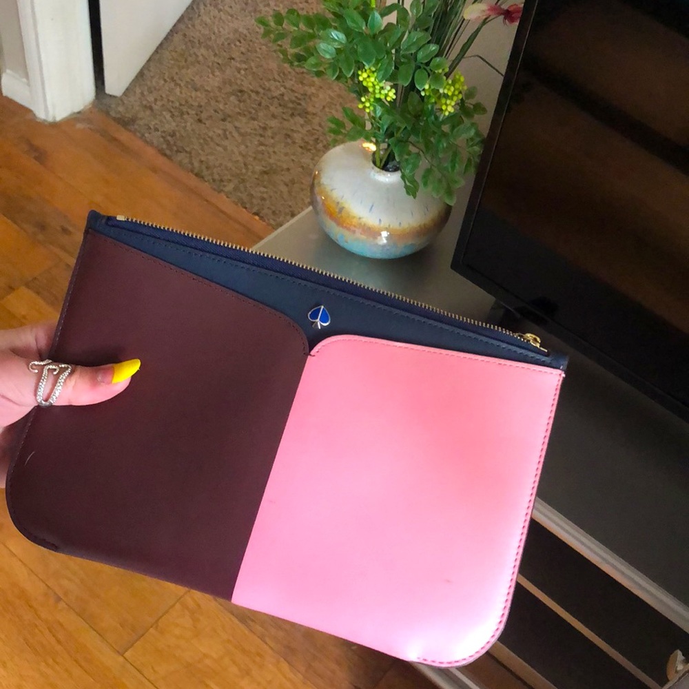 Leather Kate Spade Clutch/Wristlet